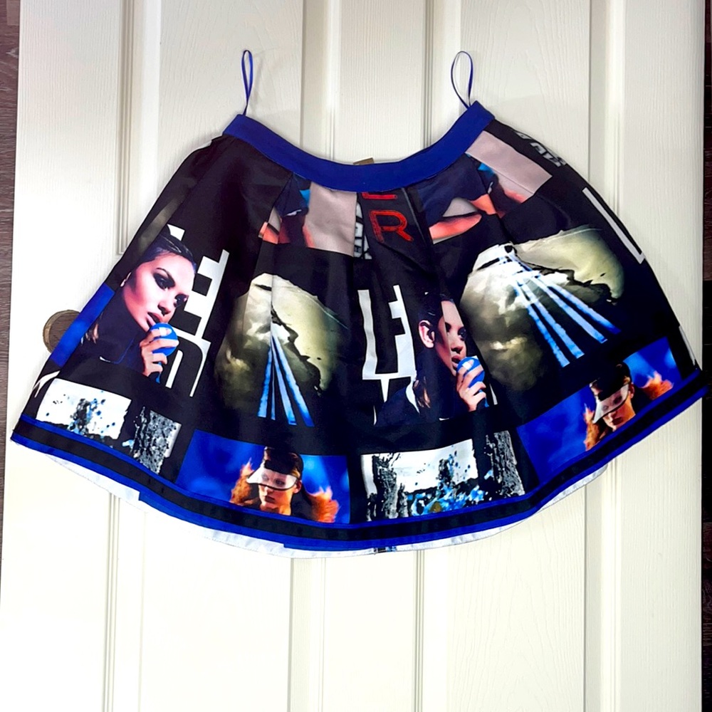 Little loud blue flowy skirt SIZE KIDS SMALL